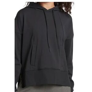 Athleta Womens Black Mission Hoodie Sweatshirt Size M RN 54023